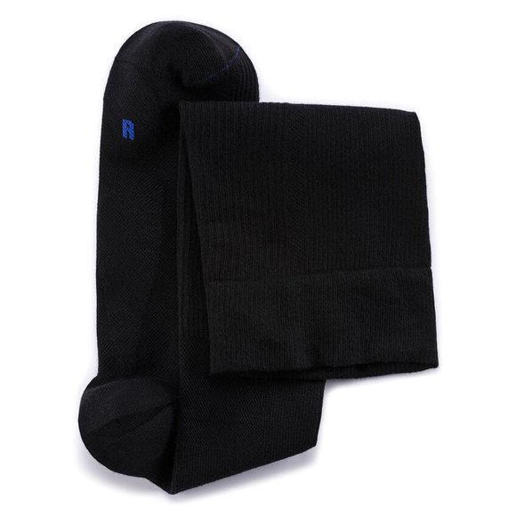 BIRKENSTOCK MENS NEW BLACK COTTON POLY ELASTANE FOOTBED COMFORT SOLE SOCKS 12-14 - Picture 7 of 14